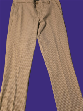 4/$67 Deal! Dockers Beige Micro-Check Chinos